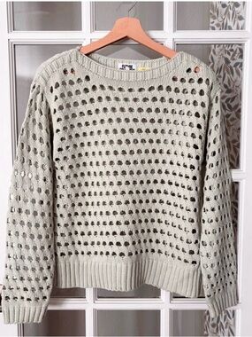 FUTURE COLLECTIVE x JENEÈ NAYLOR Crochet Sweater Sz S